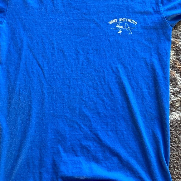 Vans men’s small skateboarding t-shirt gently used - Picture 2 of 3